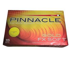 New in box Pinnacle Gold FX Soft Golf Balls This is a 15-ball pack